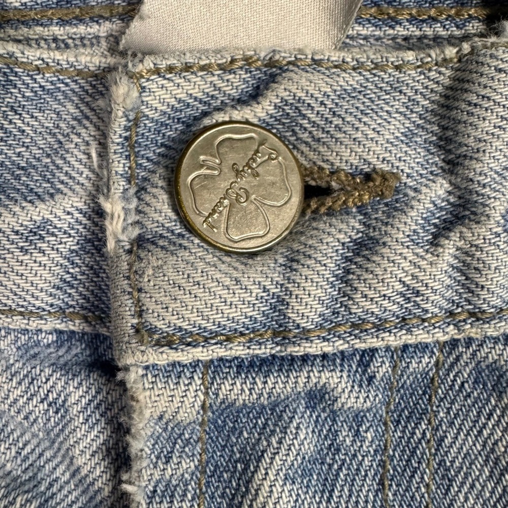 Vintage Lucky Brand Womens Dugarees Jeans Size 10 30 Relaxed Fit Light Wash USA - Picture 8 of 15